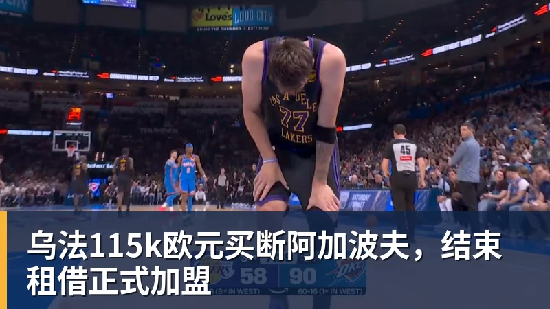 九游体育乌法115k欧元买断阿加波夫，结束租借正式加盟